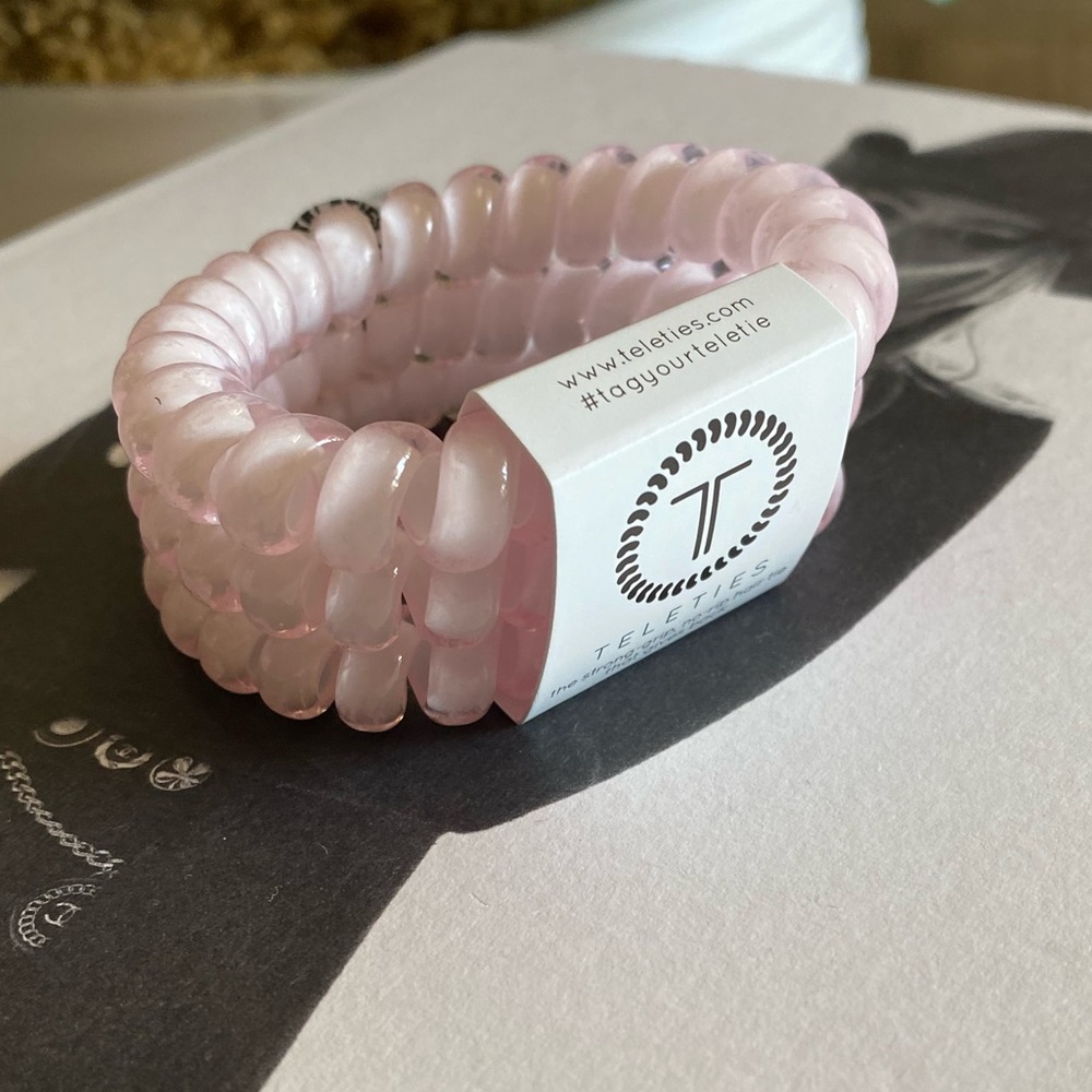 NWT Teleties Light Pink